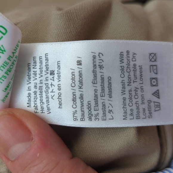 Re-Imagined by J. Crew, shorts, khaki, women's size 12 - Picture 14 of 14